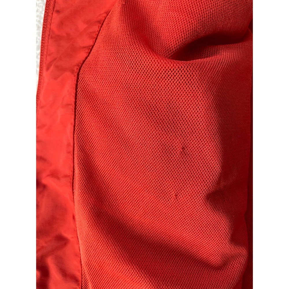 Lands' End Mens Medium Field Jacket Red Lightweight Nylon Utility Coat 435444 - Picture 8 of 16
